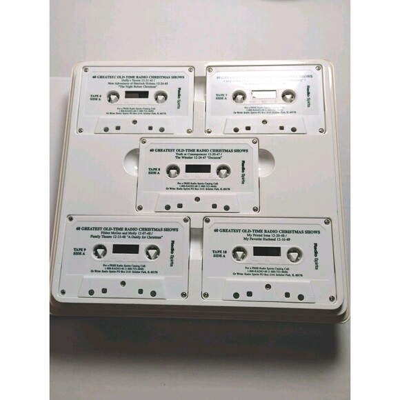 VTG Old Time Radio CHRISTMAS SHOWS 20 Cassettes Andy Williams 60 Episodes - Picture 9 of 11